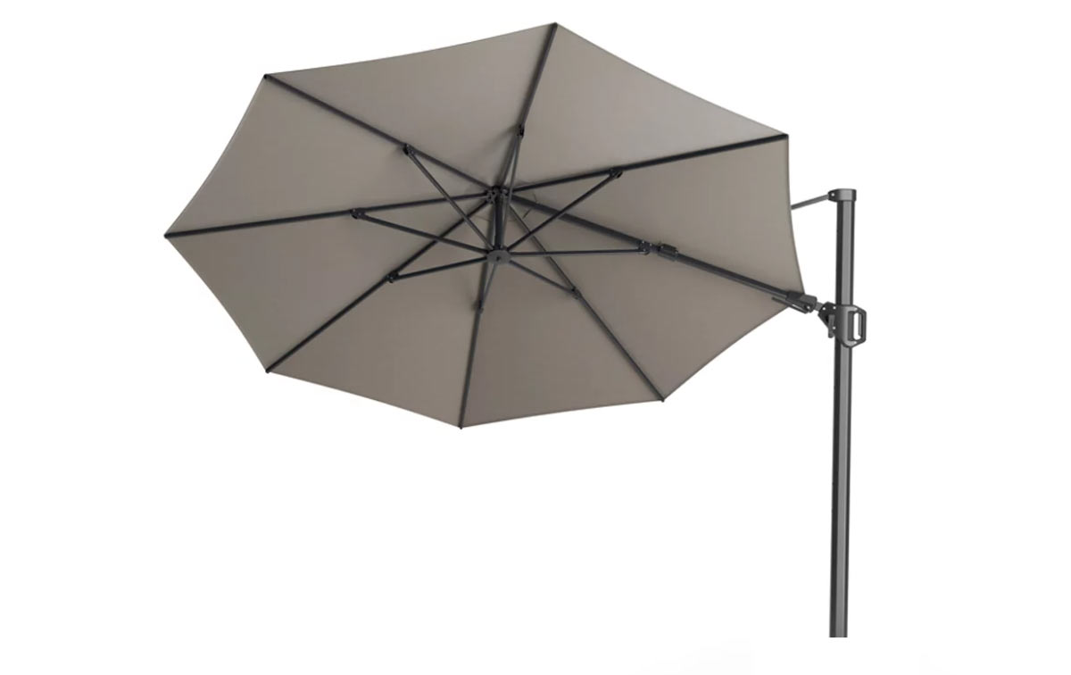 Platinum Challenger T2 parasol rond 350cm | Antraciet