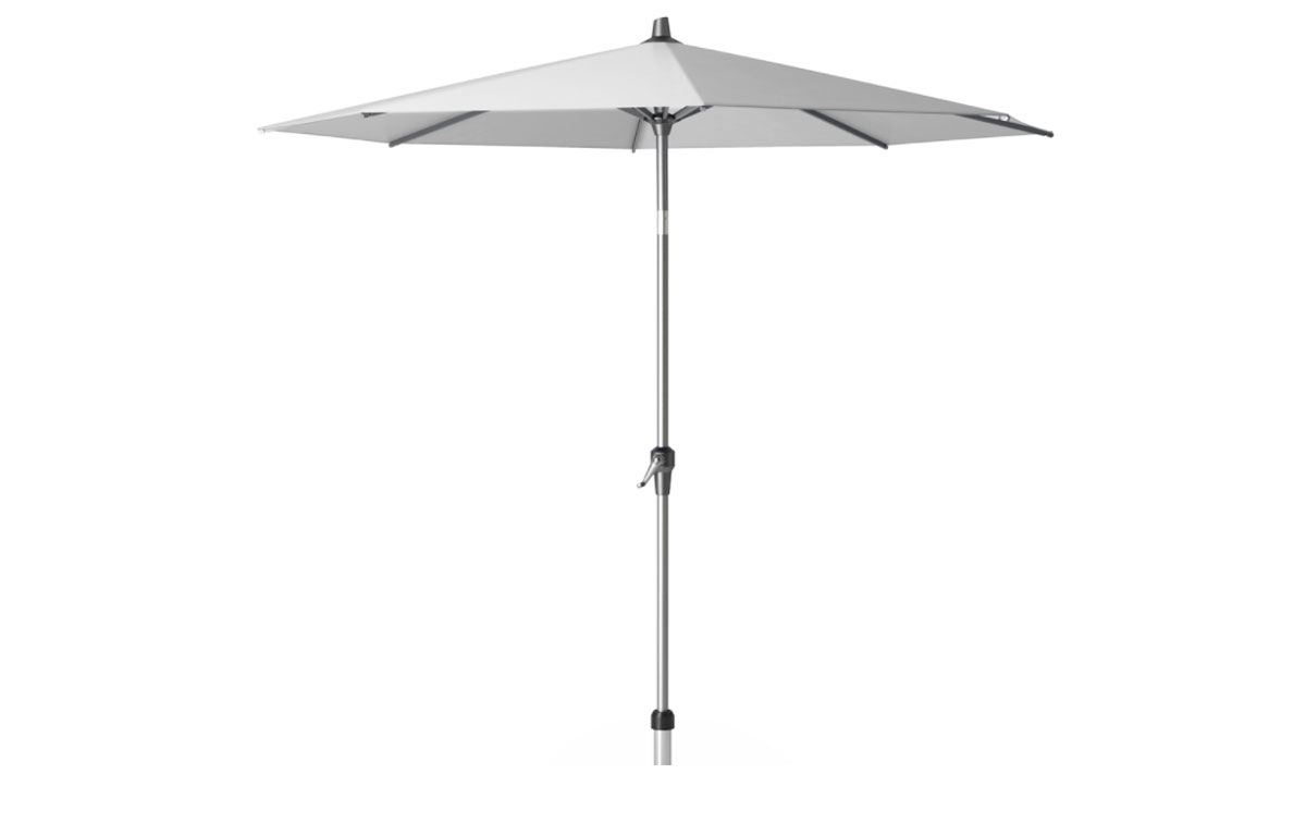 Platinum Riva parasol rond 250cm | Lichtgrijs