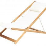 Traditional Teak Relax stoel Kate | Wit