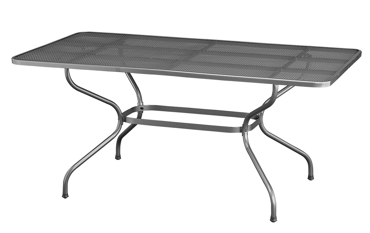 Kwadrant detectie rit Kettler Strekmetaal tuintafel | 145 x 90cm | De Vries XL Tuinmeubelen