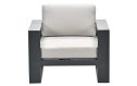 Voorzzanzicht ve Garden Impressions Cube loungestoel