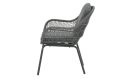 Garden Impressions Triton dining stoel - Rope/Moss Green zijaanzicht