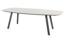 Taste by 4SO Manolo eettafel geprint keramiek 240 x 103 cm | Antraciet