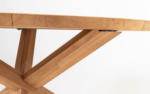 Taste by 4SO Prado tafel detail teakhout