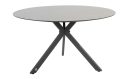 4 Seasons Outdoor Locarno dining tuintafel 130 cm rond Hpl antraciet