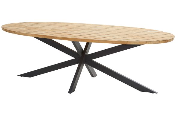 Taste by 4SO Prado tuin eettafel 240 x 115 cm | Antraciet
