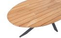 Prado teak tuin eettafel ovaal