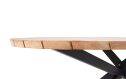 Zijaanzicht van de Prado teak tuin eettafel