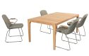 4 Seasons Outdoor Veneto dining tuinset met Liam tuin eettafel 180 | Olijf
