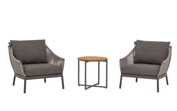 AppleBee Bijou lounge tuinstoelen met tafel