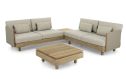 Apple Bee Module X set met teakhouten tafel