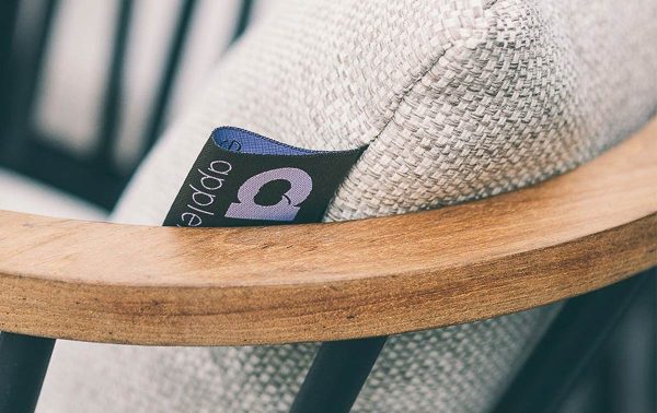 Houten leuning van de Apple Bee Condor loungestoel