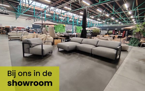 De Wow Bali loungeset bij ons in de showroom