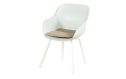 Witte tuinset met Hartman Le Soleil element dining tuinstoelen