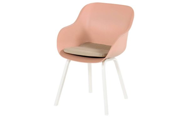 Hartman Le Soleil element dining tuinstoel | Wit/Pink