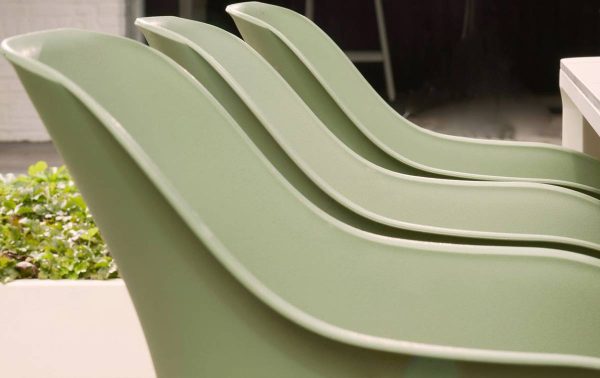 Hartman Le Soleil element dining tuinstoel | Wit/Taupe