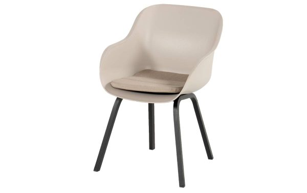 Hartman Le Soleil element dining tuinstoel | Zwart | Taupe