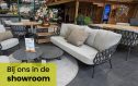 4 Seasons Outdoor Calpi 3-zits loungebank bij De Vries XL Tuinmeubelen in de showroom