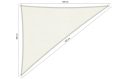 Shadow comfort driehoek 90° Arctic White