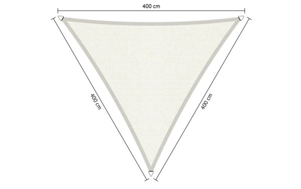 Shadow comfort driehoek Arctic White