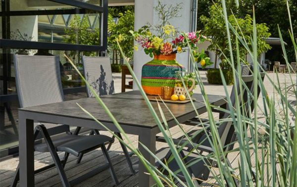 Suns Lucca verstelbare tuinstoel tuinset