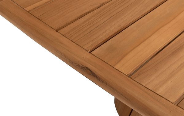 Detail van de Taste by 4 Seasons Capri teak tuintafel