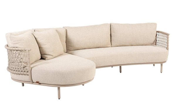 4 Seasons Outdoor Sardinia loungeset in de kleur latte