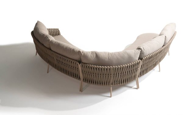 Achterzijde van een 4 Seasons Outdoor Comino loungeset