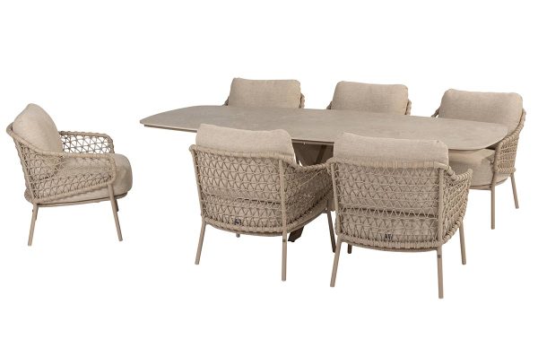 4 Seasons Outdoor Sardinia Low Dining tuinset