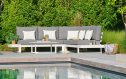 Life Outdoor Living Ibiza loungeset wit op een zonnig terras