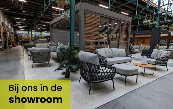4 Seasons Outdoor Calpi stoel-bank loungeset in onze winkel in Roden