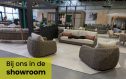 4 Seasons Outdoor Maxime stoel-bank loungeset in de showroom van De Vries XL Tuinmeubelen