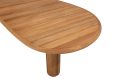 Taste by 4SO Corsica tuin eettafel 240 x 130 cm kiezel-vorm | Teak detail