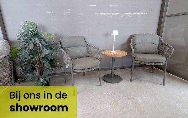 4 Seasons Outdoor Jura bistroset | Olive bij ons in de showroom