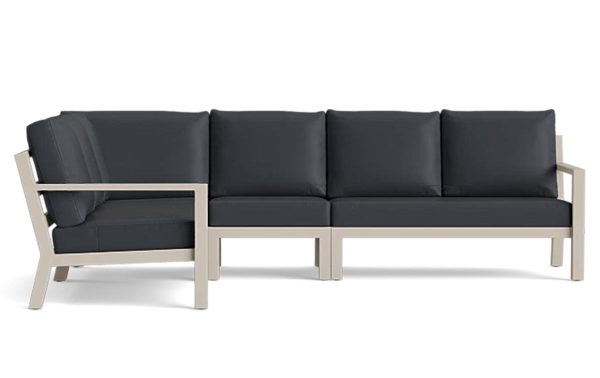 Life Outdoor Living Timber loungeset | Beige / All weather Carbon