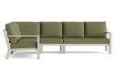 Life Outdoor Living Timber loungeset | Beige / Soltex olijfgroen