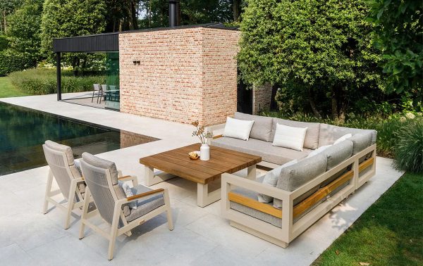 Life Outdoor Himalaya loungeset op een terras