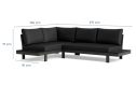 Life Outdoor Living Atlas loungeset | Lava maten