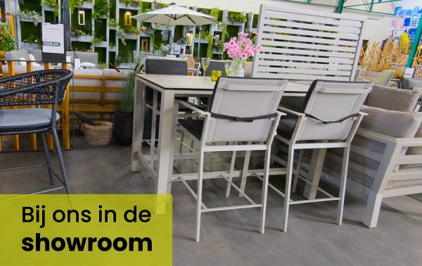 Primavera barkrukken in onze showroom in Roden