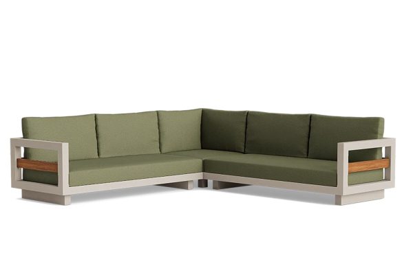 Life Outdoor Living Himalaya loungeset | Beige / Soltex olijfgroen