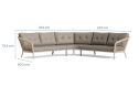 Life Outdoor Living Lima loungeset afmetingen