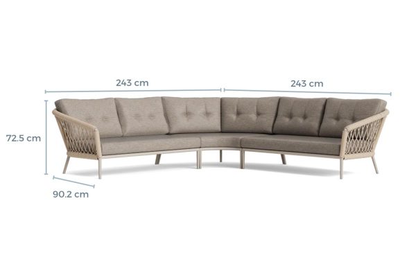 Life Outdoor Living Lima loungeset afmetingen