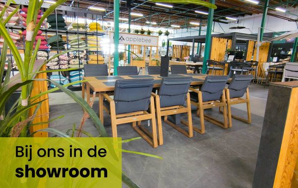 Life outdoor Toscane loungeset in onze showroom