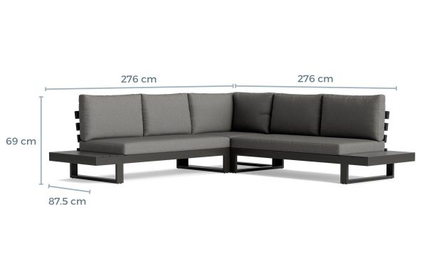 Afmetingen van de Ibiza loungeset van Life Outdoor Living