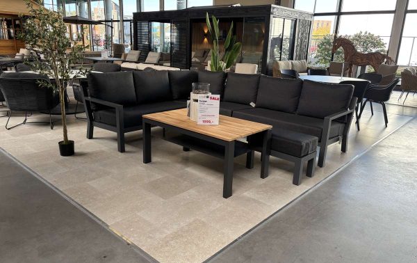 Timber loungeset, laatste showmodel bij De Vries XL
